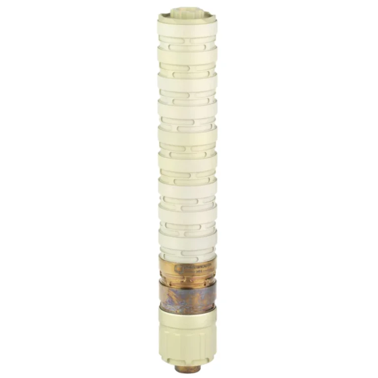 Q ERECTOR 9 SUPPRESSOR 9MM MODULAR ALUMINUM, SS BLST BAFFLE, 1/2X28 SILVER