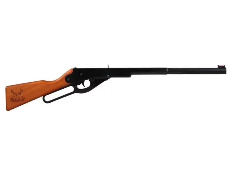 Daisy Buck BB Compact/Short LOP Lever Action Air Rifle .177 Cal Wood Stock - Blue
