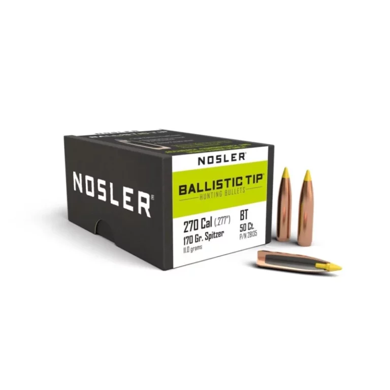 Nosler Ballistic Tip Hunting Bullets 270 cal 170g PT 50/ct