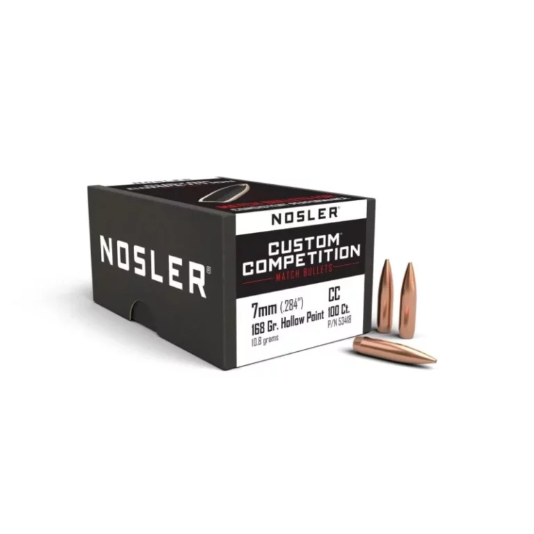 Nosler Custom Competition Bullets 7mm .284" 168 gr HPBT 100/ct