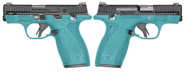 SMITH & WESSON BODYGUARD 2.0 380ACP PISTOL T.S. AZTEC TEAL ORION EXCLUSIVE 1-12RD 1-10RD MAG